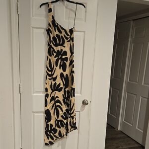 NWOT! LNA One Shoulder Maxi